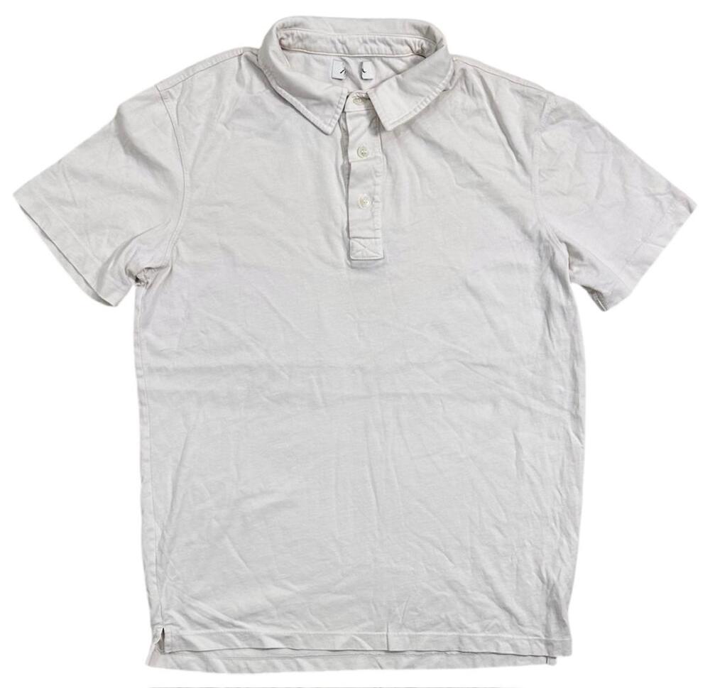 Rowan Men's Henderson Short Sleeve Polo Shirt in Vintage White (Cream)